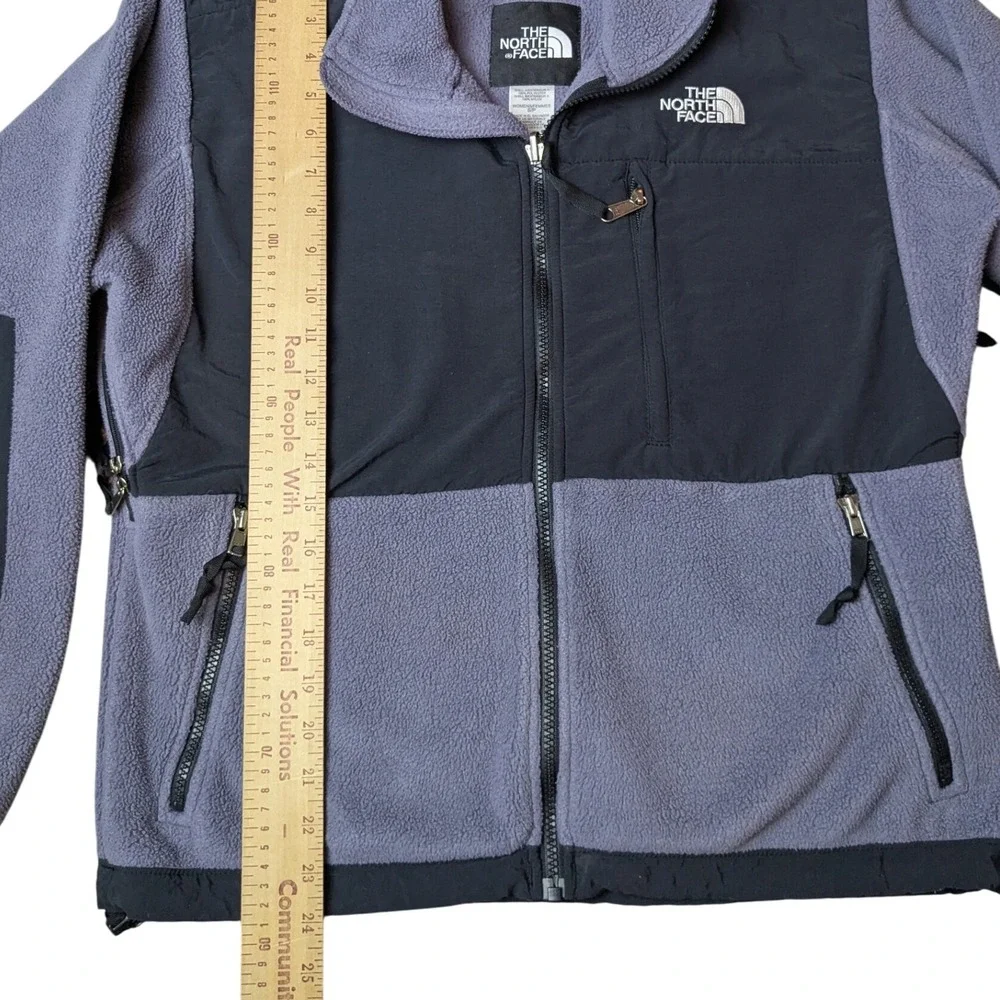 The North Face Retro Denali Fleece Full Zip Two-Tone Jacket Women's Small - Picture 4 of 6